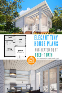 456 sq ft tiny house plans