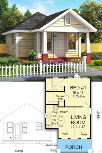 27 Adorable Free Tiny House Floor Plans - Craft-mart EC0