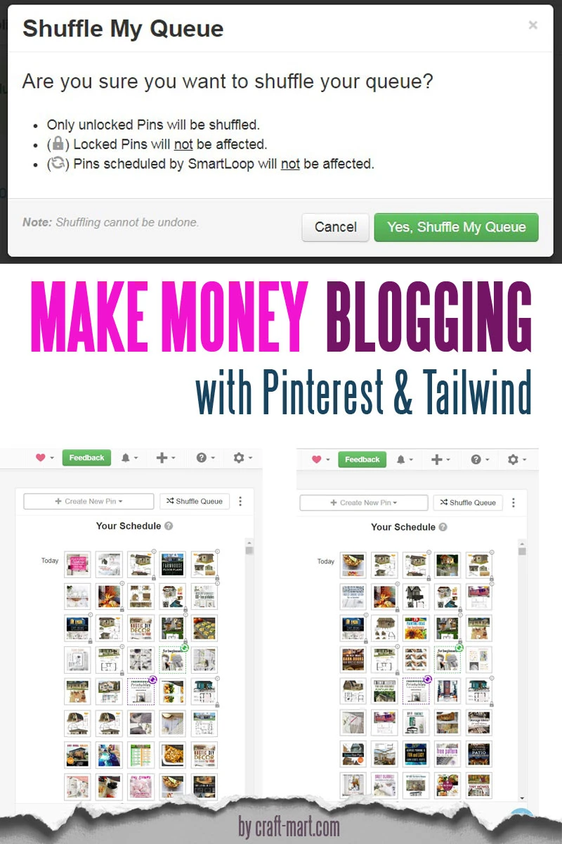 creative ways to make money blogging with Pinterest and Tailwind