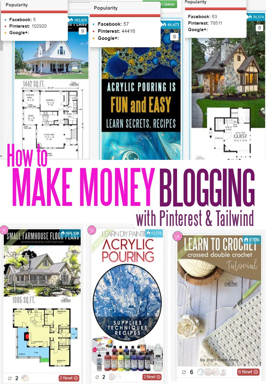 how to make money online with Pinterest and Tailwind