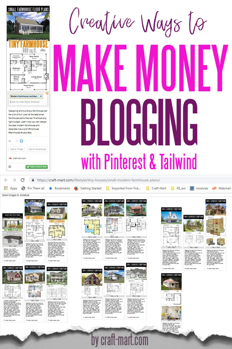 how to make money from Pinterest using Tailwind