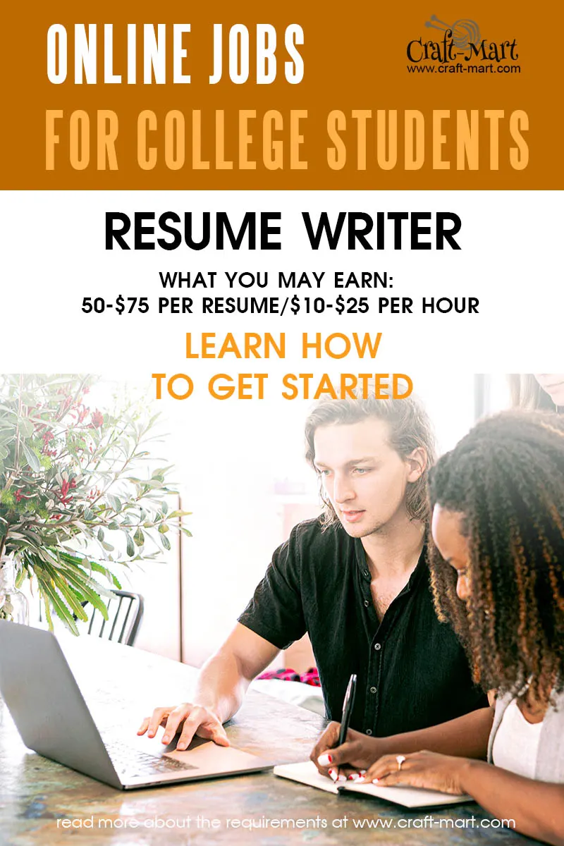 Resume Writer online jobs for students to earn money