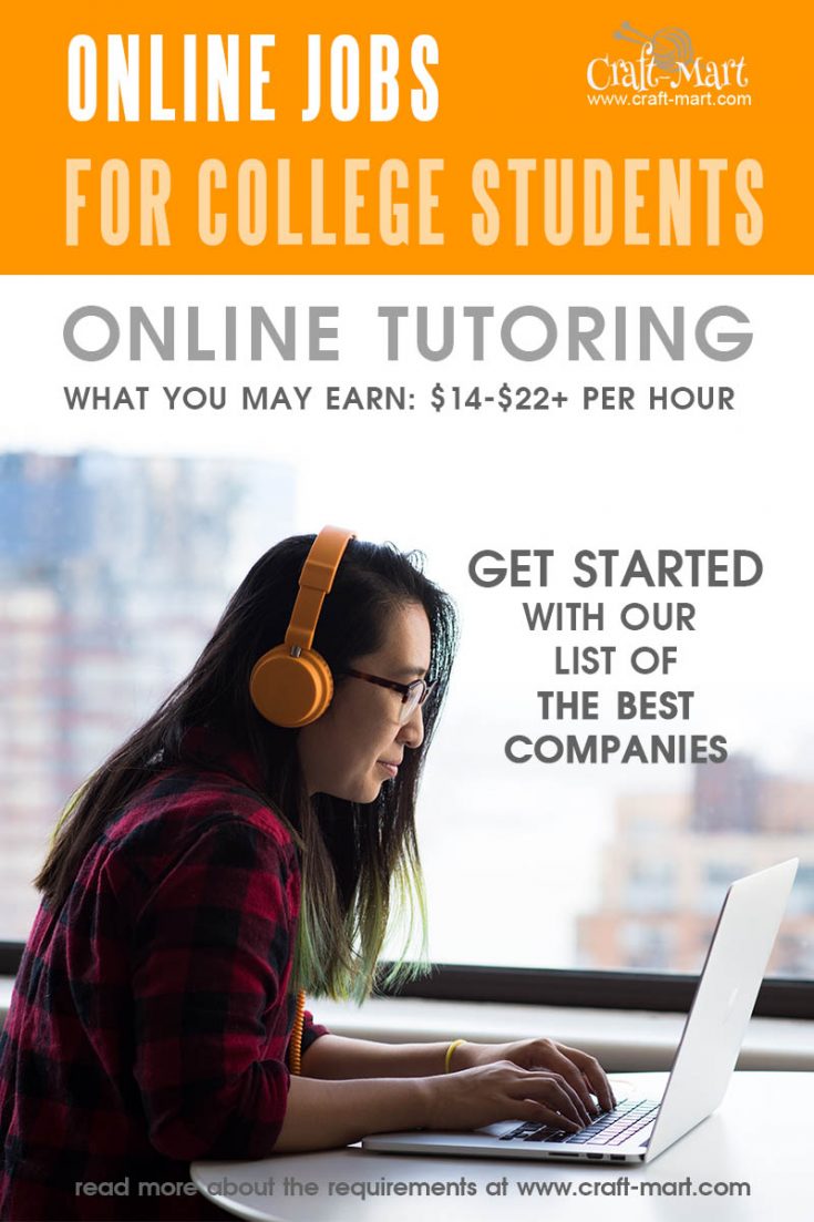 12+ Best online jobs for college students to earn money - Craft-Mart