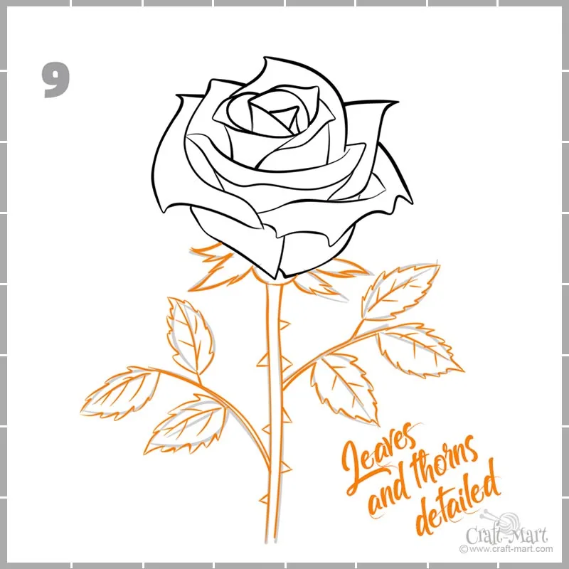 Hand-drawn rose flower Royalty Free Stock SVG Vector and Clip Art