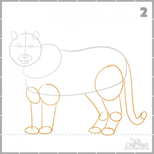 How to create a nice drawing of a tiger for beginners - Craft-Mart