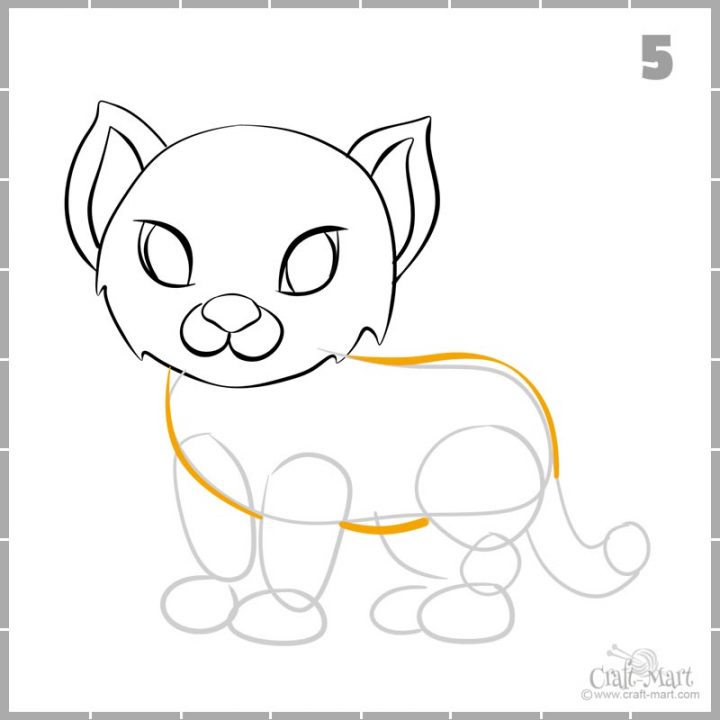 How to create a nice drawing of a tiger for beginners - Craft-Mart How to create a nice drawing of a tiger for beginners - Craft-Mart