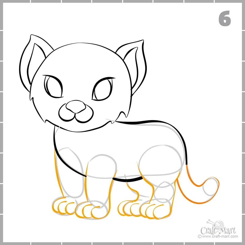 Tiger Drawing & Sketches for Kids - Kids Art & Craft
