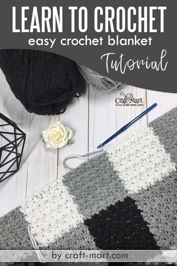 Easy Crochet Blanket - Farmhouse Style - Craft-Mart