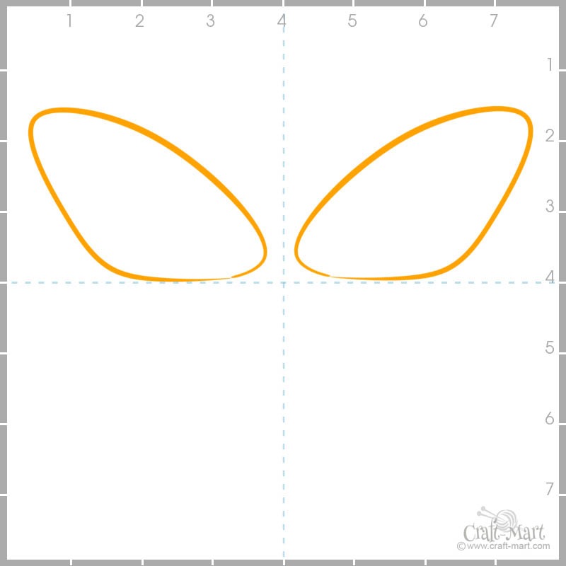 How to draw butterfly forewings