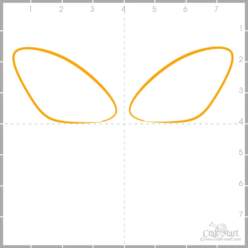 How to draw butterfly forewings