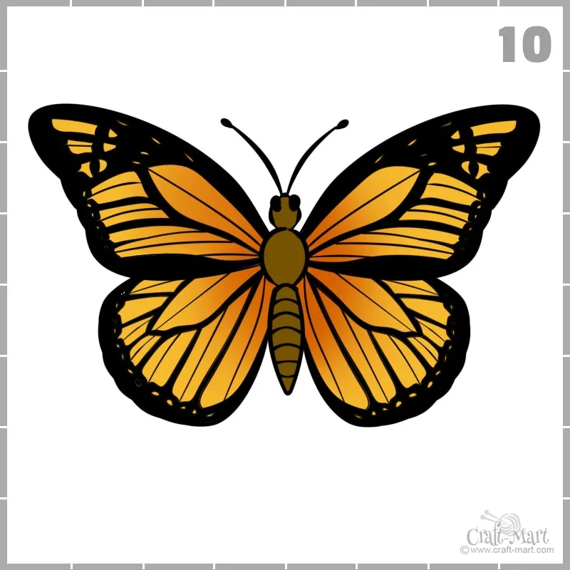 Butterfly design drawing hi-res stock photography and images - Alamy