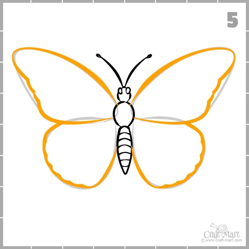 Butterfly Drawing Easy - Google Search | PDF