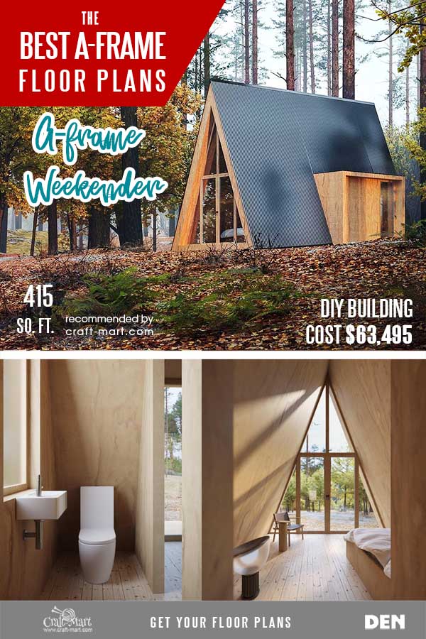 A-Frame Weekender Cabin Plans