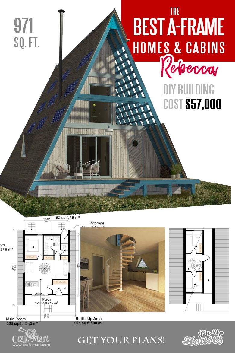 Contemporary A Frame House Plan With Loft In 2022 A F - vrogue.co