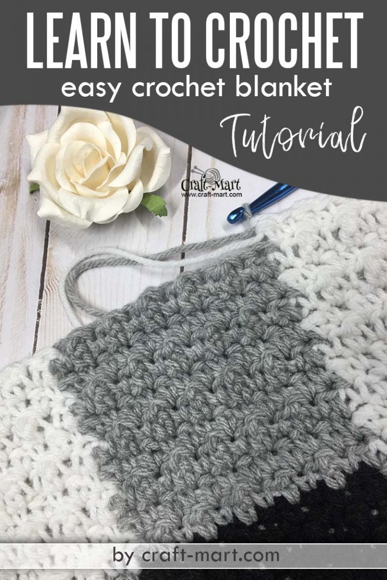 Easy Crochet Blanket - Farmhouse Style - Craft-Mart