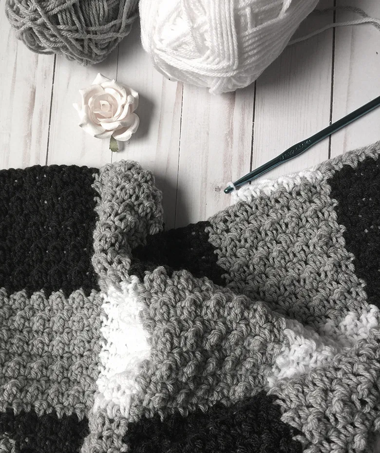 Learn to Crochet Easy Blanket (farmhouse style)