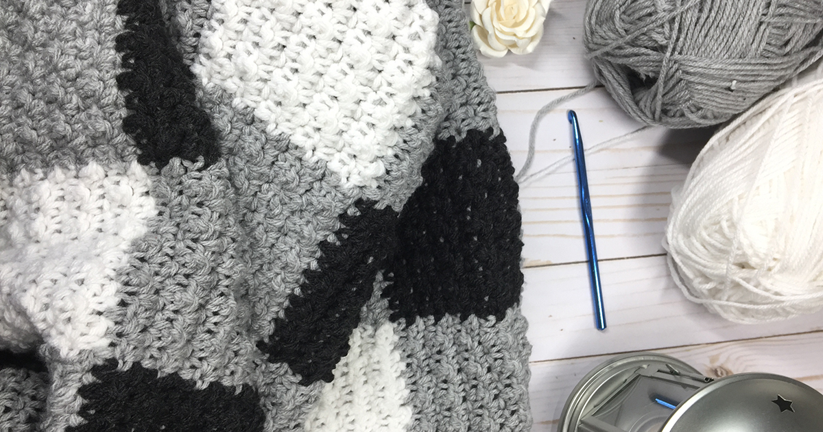 Easy Crochet Blanket Farmhouse Style Craft Mart