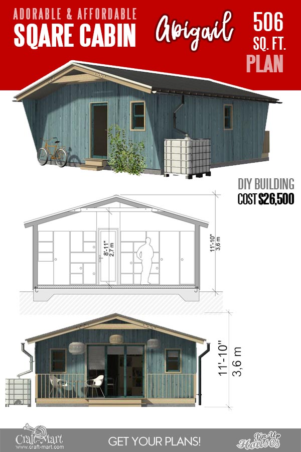 Simple small cabin building plans