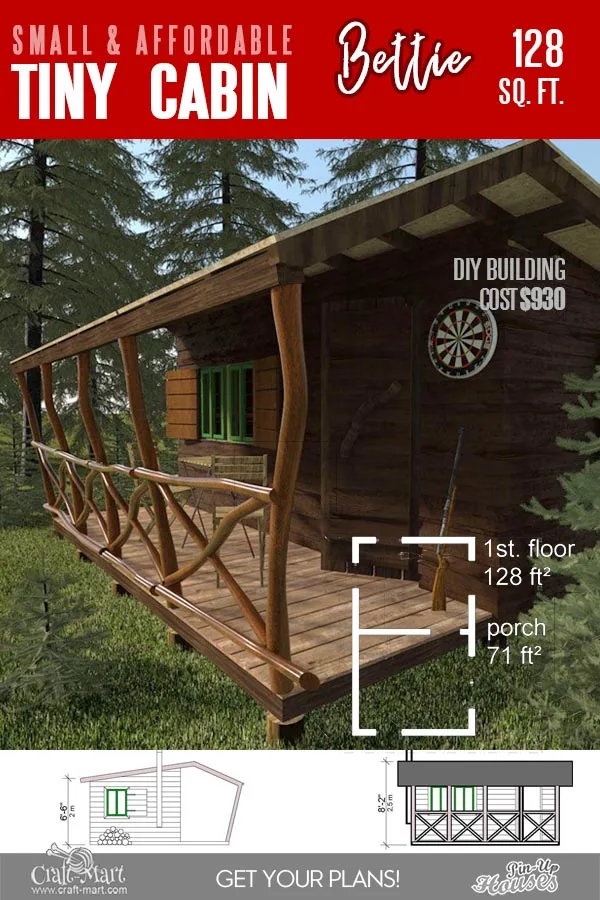 Simple Small Cabin plans