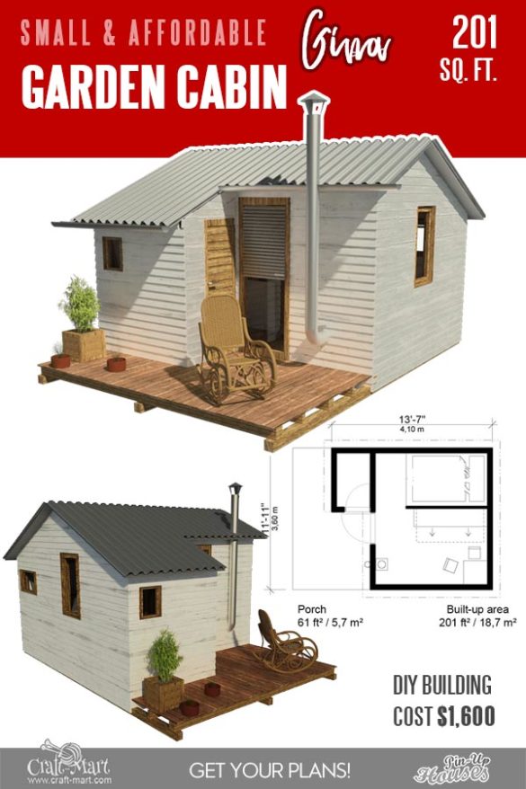 13 Best Small Cabin Plans with Cost to Build - Craft-Mart