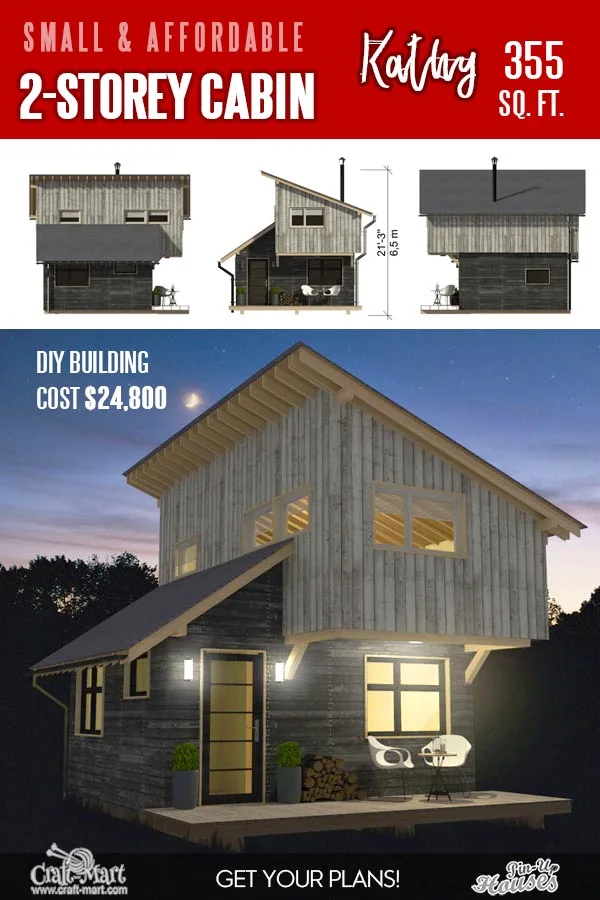 13 Best Small Cabin Plans with Cost to Build - Craft-Mart