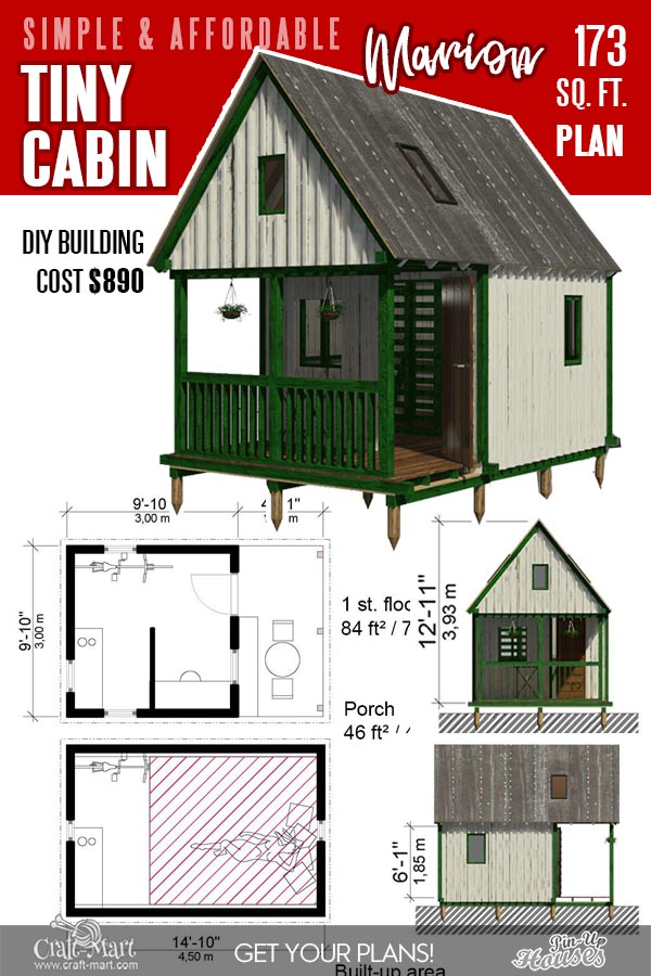 Planos de cabina simples