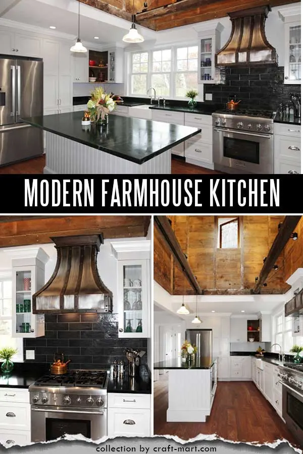 Antique kitchen remodel with reclaimed wood