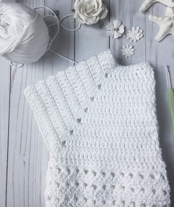 cotton crochet cardigan