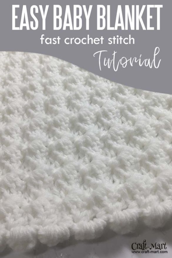 Handmade white knit crochet afghan blanket throw approximately 62x54