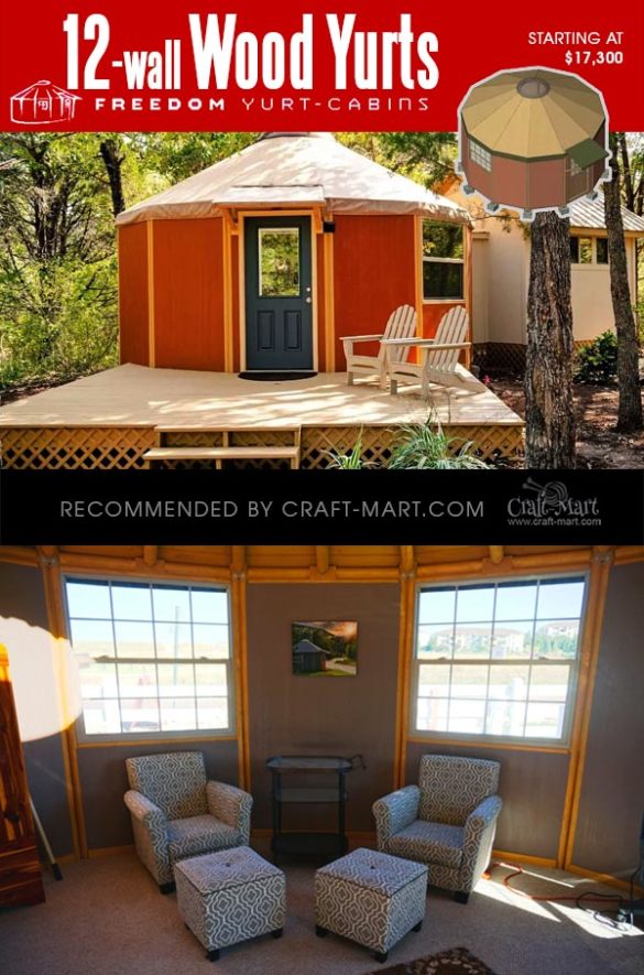 Coolest Wooden Yurt Kits for Sale You Can Assemble in 3 Days! CraftMart