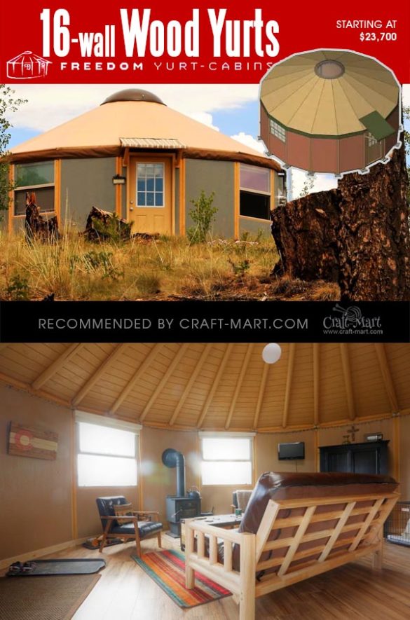 Coolest Wooden Yurt Kits for Sale You Can Assemble in 3 Days! CraftMart