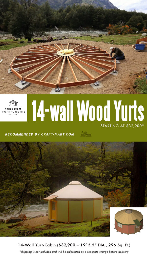 Coolest Wooden Yurt Kits for Sale You Can Assemble in 3 5 Days Craft Mart