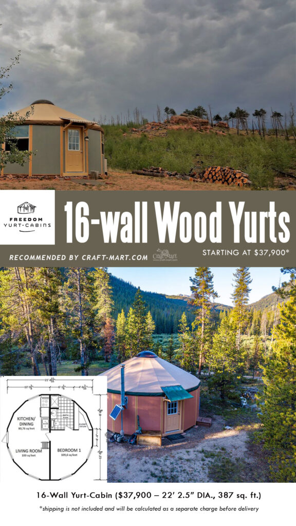 16-wall Freedom Yurt Kits