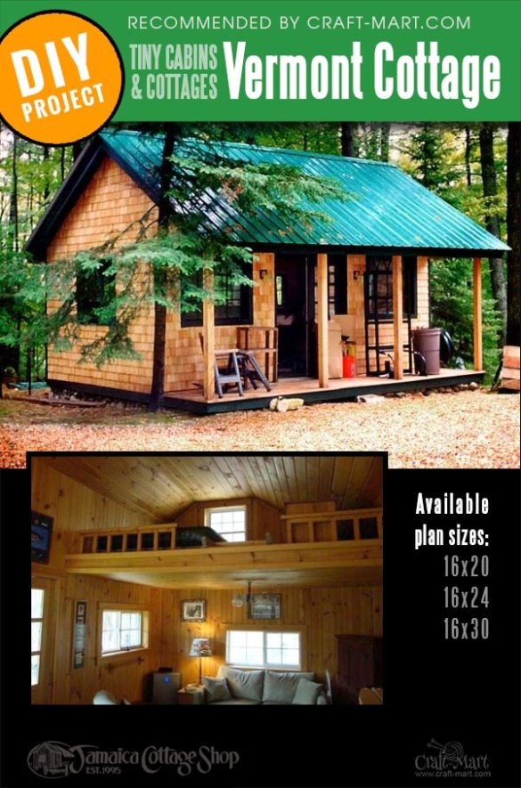 Adorable Small Cabin Kits And Cute Cottages For Sale And DIY Fun   221 Vermont House A 2 585x885 