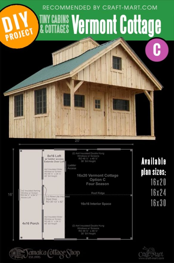 Adorable Small Cabin Kits and Cute Cottages (for sale and DIY fun