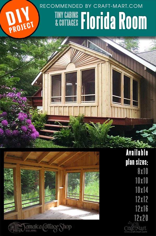 diy cabin kits with large windows