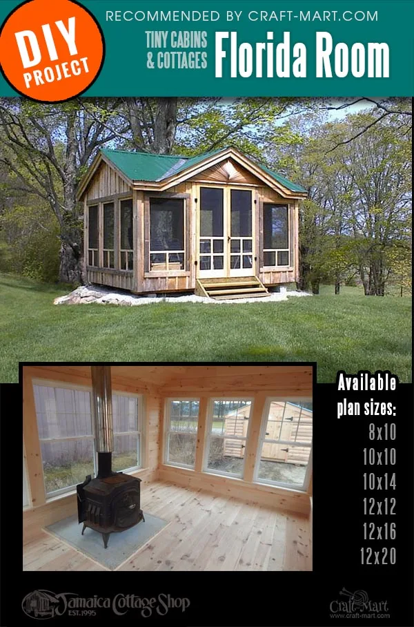 small cabin kits with large windows