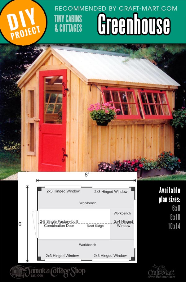 wooden greenhouse with translucent roof