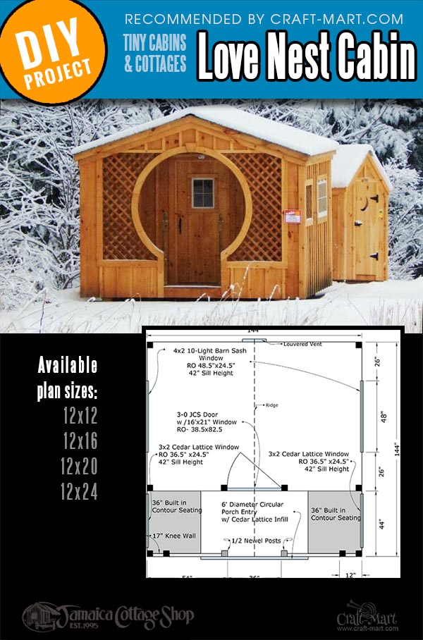 Love Nest tiny Cabin kit