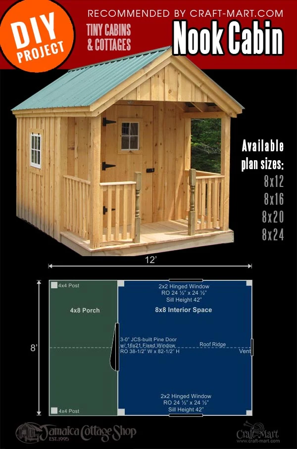 wood cabin kit for possible house on wheels