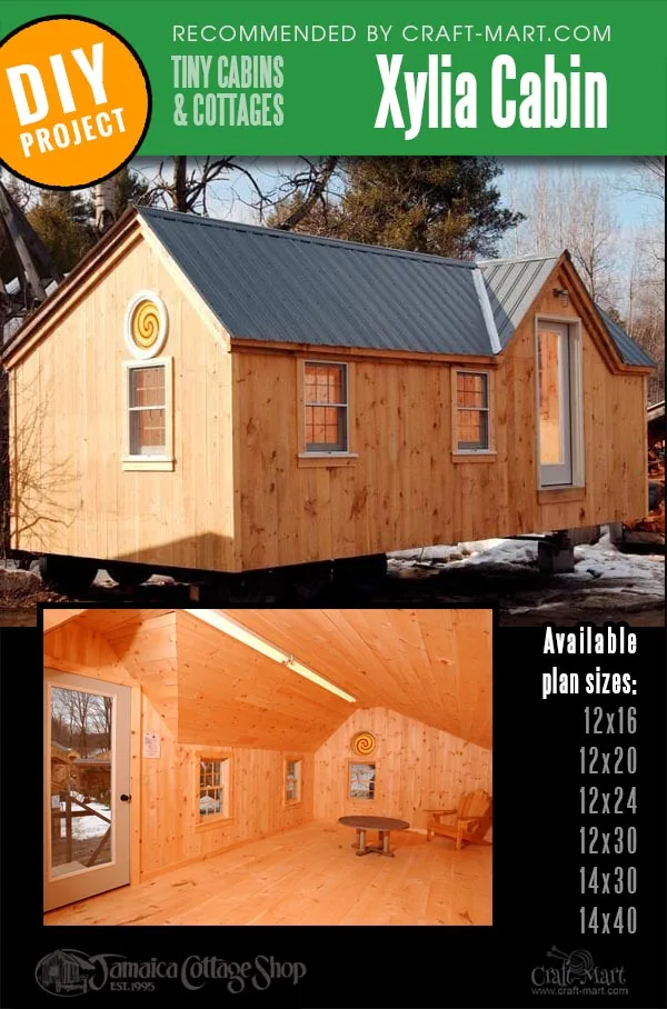 diy cabin kits of different lengths