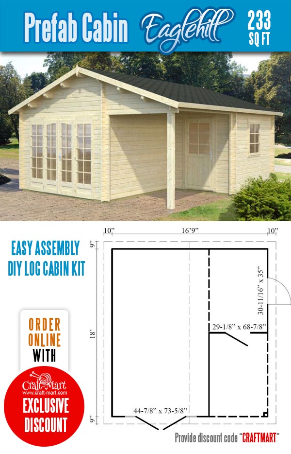 Small Log Cabin - Eaglehill