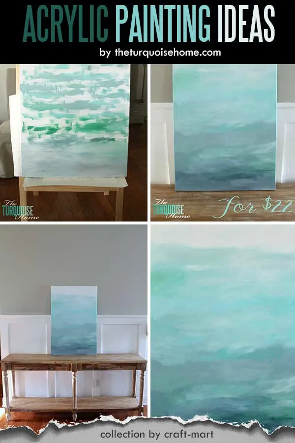 DIY Abstract Art for $22