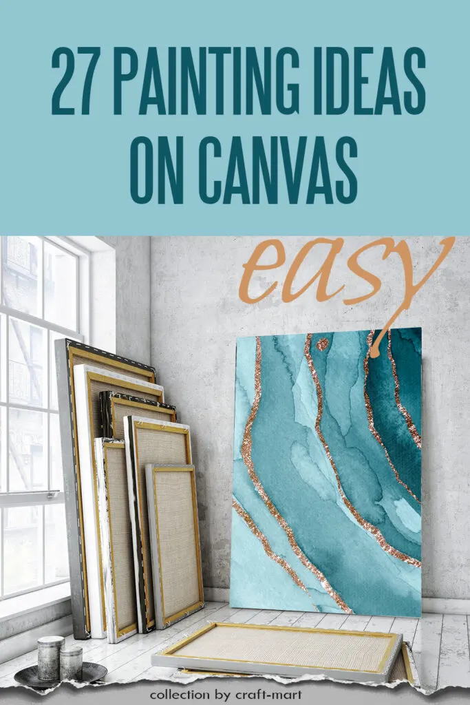 easy painting ideas for beginners on canvas