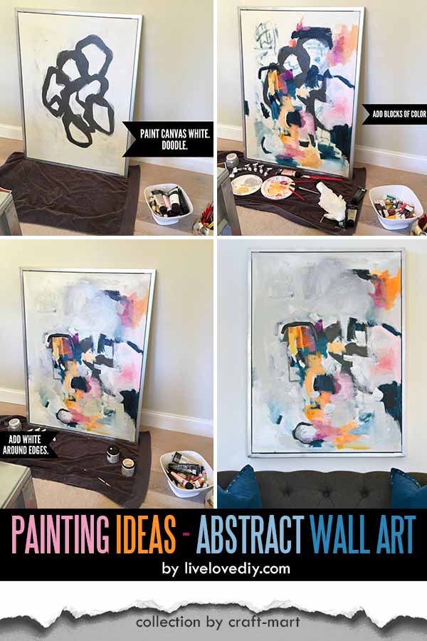 DIY Abstract Wall Art