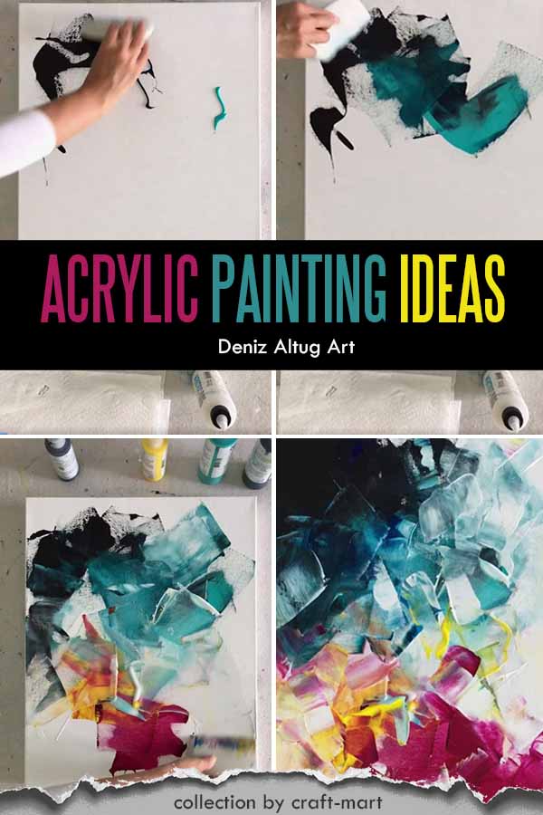 Easy Abstract Acrylic Painting Ideas for Beginners