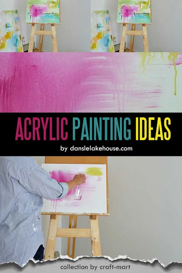 DIY ABSTRACT ART TUTORIAL WITH STEP BY STEP PHOTOS