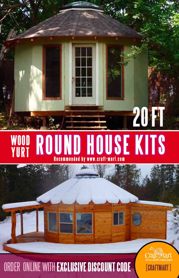 Tiny round house 320 sq ft