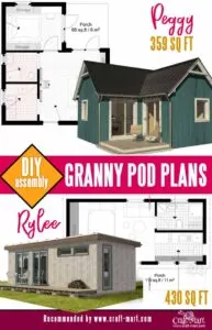 tiny home and pod plans