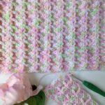 New crochet Bernat baby blanket yarn pattern - Monet - Craft-Mart